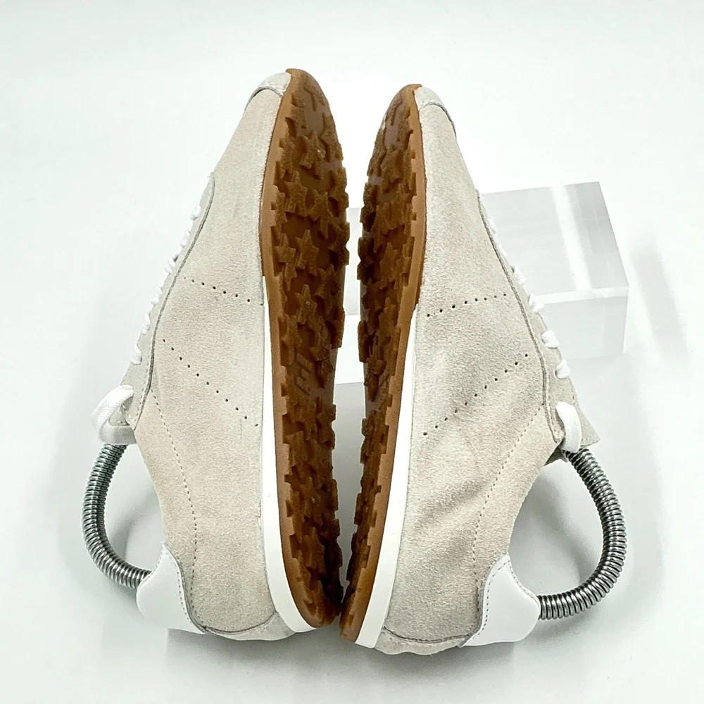 Dolce Vita Size 7 Sneaker Gray Suede Low Top Shoes NEW Serina $140